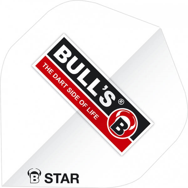 B-Star Flights - Bull\'s Logo Hvid