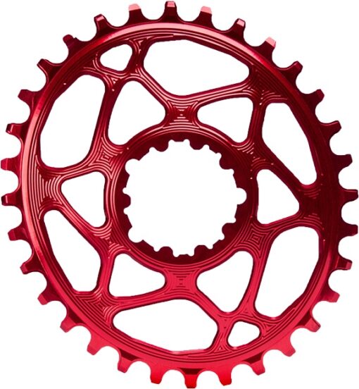 AbsoluteBlack Chainring Direct Mount Singlespeed 28T - (1x10/11/12)  Oval (RaceFace) - Rød