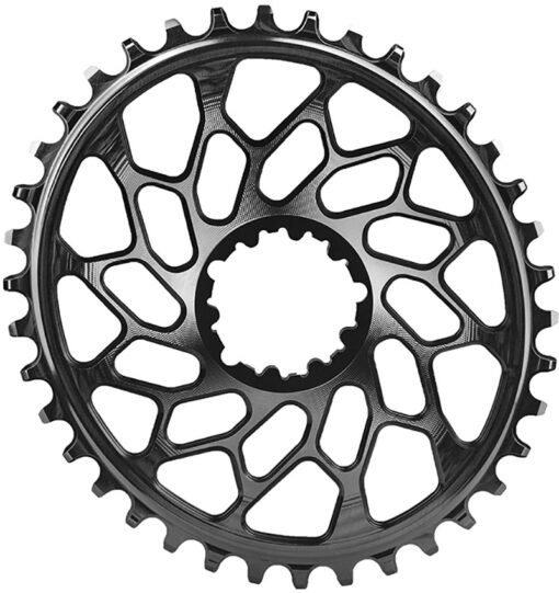 AbsoluteBlack Chainring Direct Mount Singlespeed 36T - (1x10/11/12) Oval (SRAM) - Sort