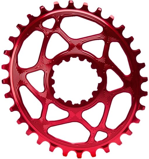 AbsoluteBlack Chainring Direct Mount Singlespeed 36T - Oval - SRAM (Boost) - Rød