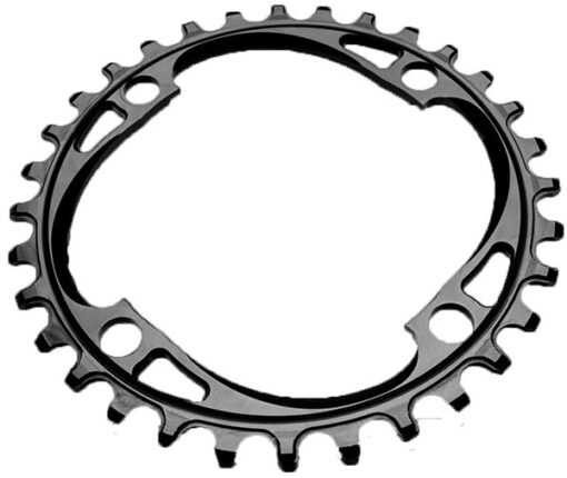 AbsoluteBlack Chainring Singlespeed 34T Ø104 mm - (1x10/11/12)  - Sort