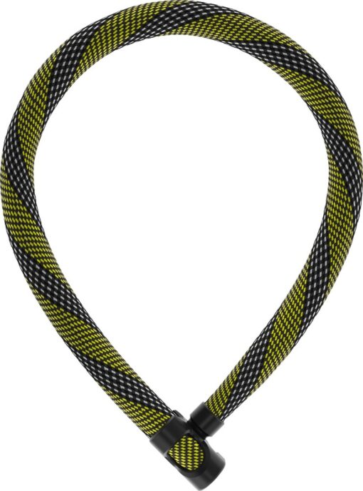 Abus Kædelås 7210 IvyTex - 110cm - Gul/sort