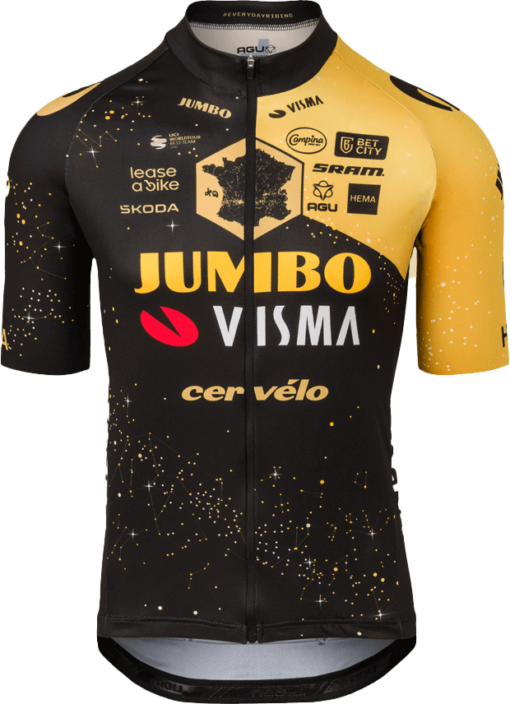 AGU Jersey SS Jumbo-Visma Replica Men TDF 2023