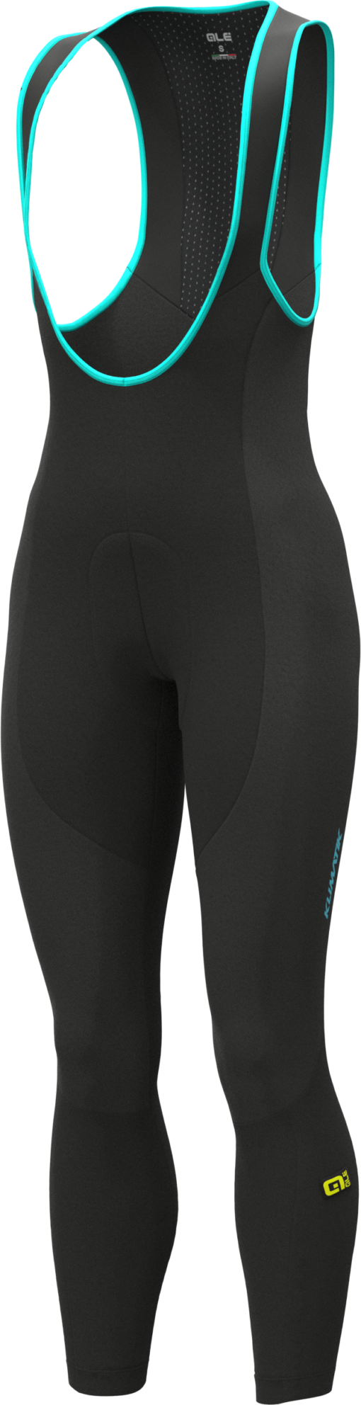 Alé Bibtights K-Wind Blizzard m/pad Dame - Sort