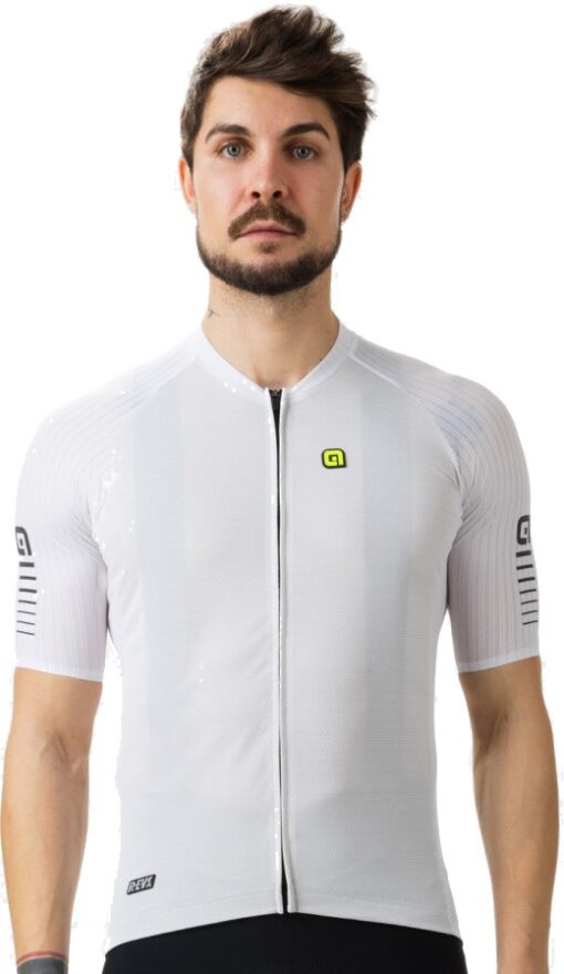 Alé Jersey R-EV1 Silver Cooling - Hvid