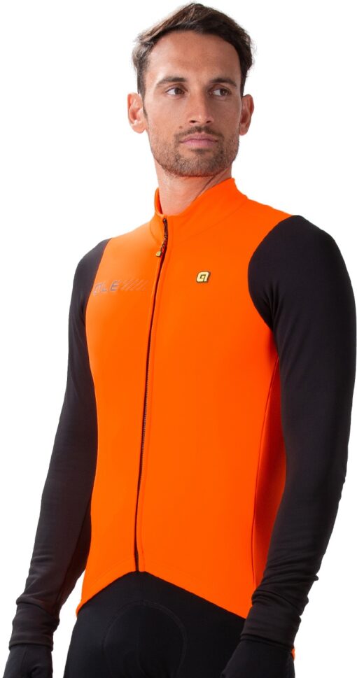 Alé Solid Fondo 2.0 Herre Langærmet Jersey - Orange