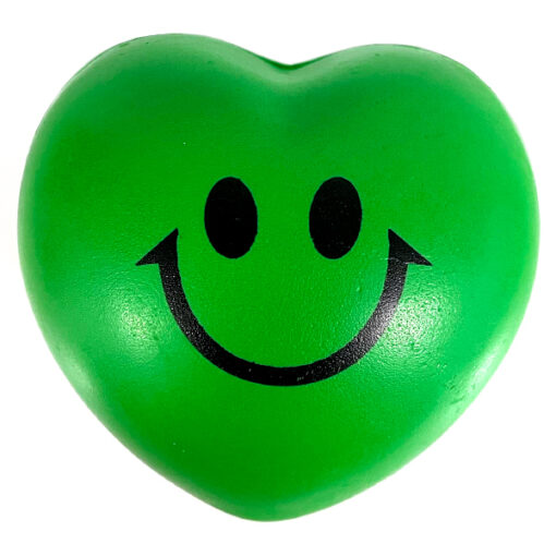 Anti stress hjerte smiley bold (Grøn)