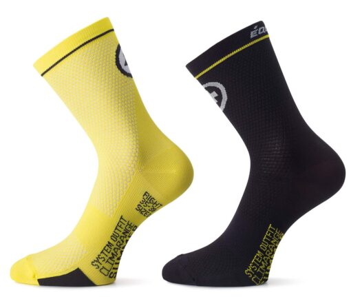 Assos EquipeSock Sokker - Sort/Gul