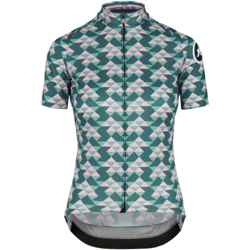 Assos FASTLANE Women's Diamond Crazy SS Jersey - Kortærmet Cykeltrøje - Grøn