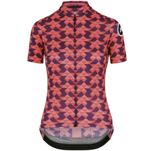 Assos FASTLANE Women's Diamond Crazy SS Jersey - Kortærmet Cykeltrøje - Rød