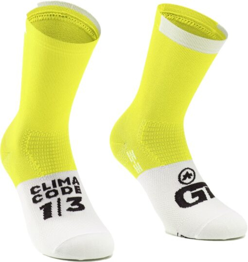 Assos GT Socks C2 - Gul/Hvid