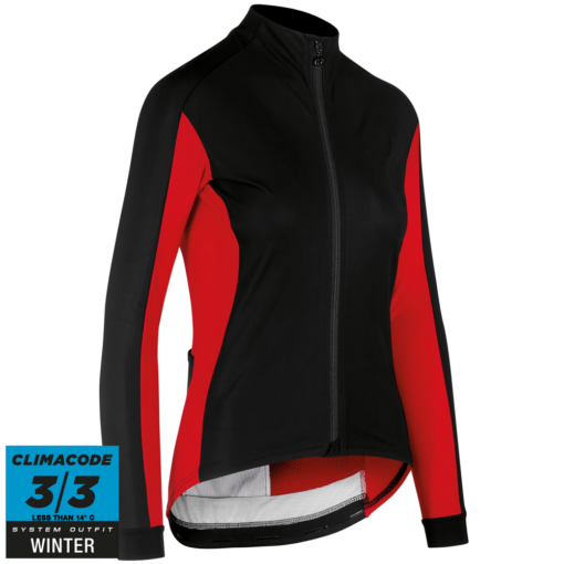 Assos Jakke Habu Laalalai Women's Jacket - Sort/Rød