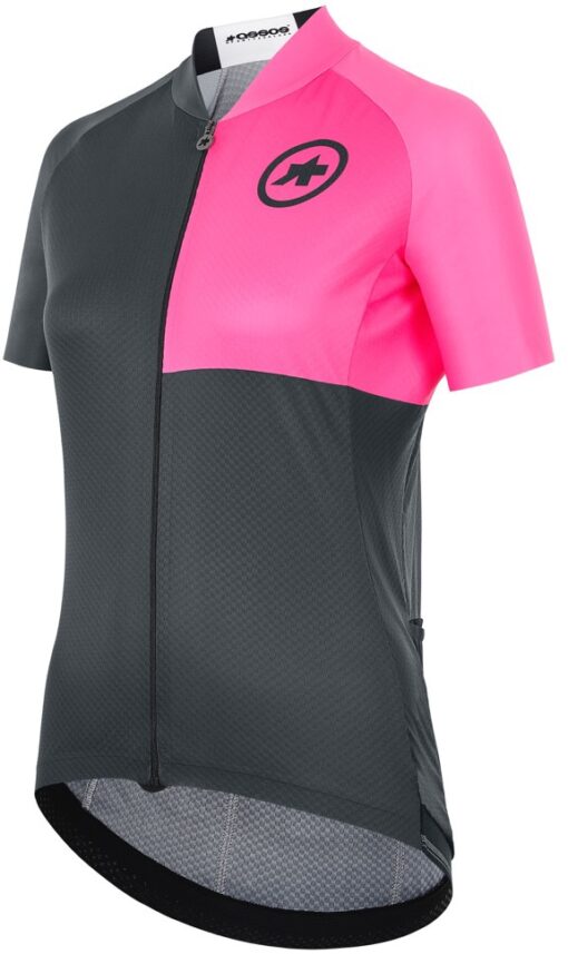 Assos UMA GT Jersey C2 EVO Stahlstern - Sort/Lyserød