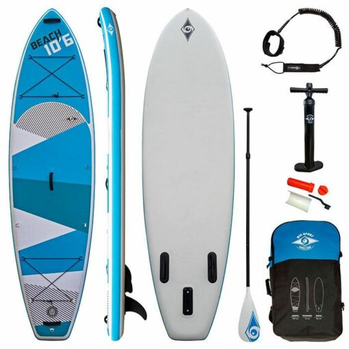 BIC Beach Oppustelig Stand Up Paddle Board 10'6 - pakke