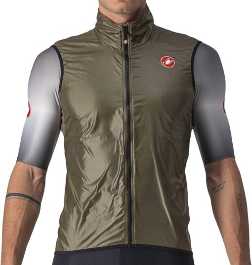 Castelli ARIA VEST - Grøn/Brun