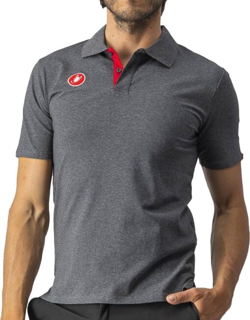 Castelli RACE DAY POLO T-Shirt - Grå