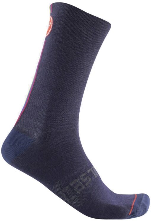 Castelli RACING STRIPE 18 SOCK - Blå