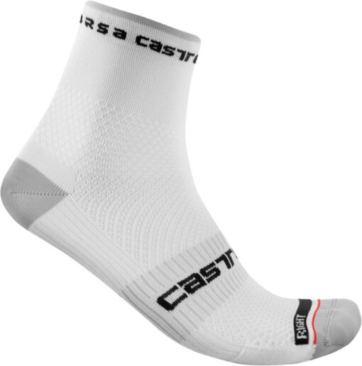 Castelli ROSSO CORSA PRO 9 SOCK - Hvid