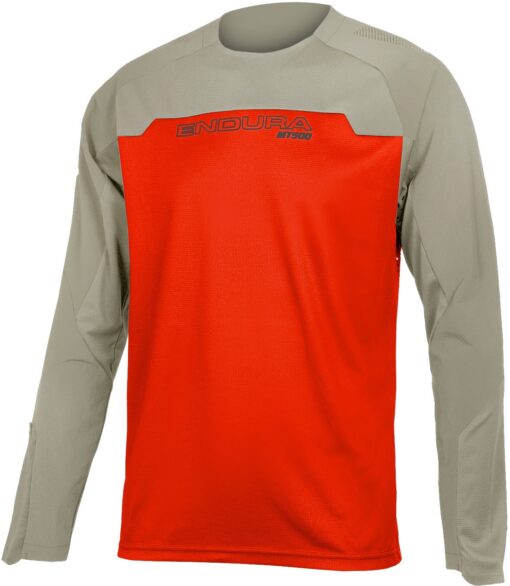 Endura MT500 Burner L/S Jersey - Paprika