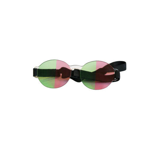 Farve Spectrum Halv-felt brille (Rød + Grøn)