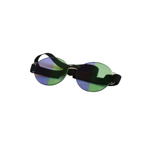 Farve Spectrum Halv-felt brille (Grøn + Blå)