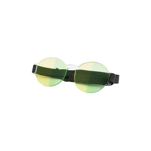 Farve Spectrum Halv-felt brille (Gul + Grøn)