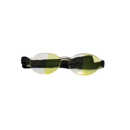 Farve Spectrum Halv-felt brille (Gul + Transparent)