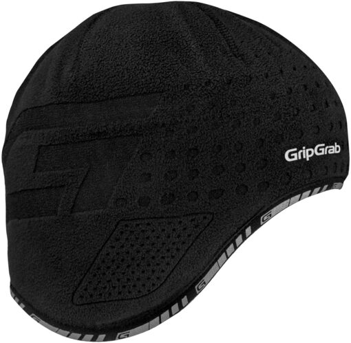 GripGrab Aviator Vindtæt Termo Skull Cap - Sort