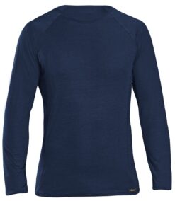 GripGrab Merino Polyfiber Langærmet Base Layer - blå