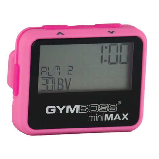 Gymboss miniMAX interval timer (Pink)