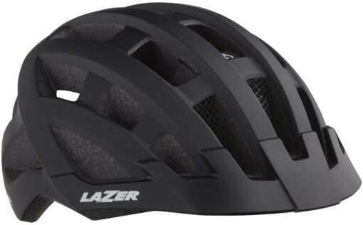 Lazer Petit DLX cykelhjelm m. LED lys - Sort