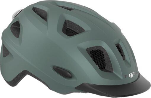 MET Helmet Mobilite m. LED lys MIPS - Grøn
