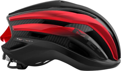 MET Helmet Trenta 3K Carbon - Sort/Rød