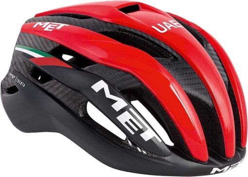 MET Helmet Trenta 3K Carbon - Black/Red Raw Carbon