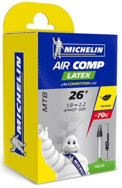 Michelin Aircomp Latex Tube 26x1.9/2.2 (47-57x559) Presta 40mm