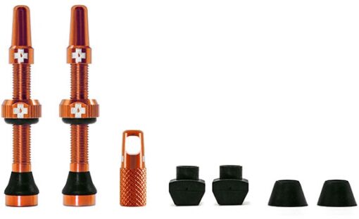 Muc-Off Tubeless Valve / Ventil Kit - 44 mm - Orange