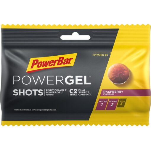 PowerBar PowerGel shots - Vingummi - Raspberry