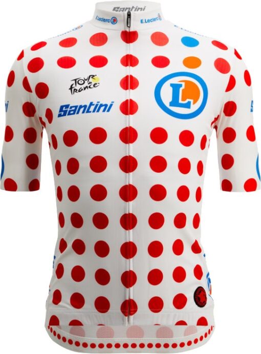 Santini Replica Tour de France Best Climber - Den Prikkede Bjergtrøje