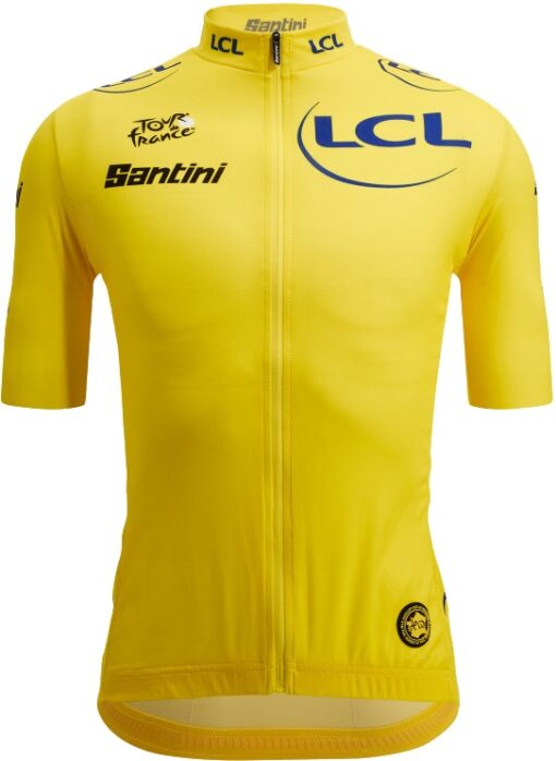 Santini Replica Tour de France Leader Jersey - Den Gule Trøje (Officiel)