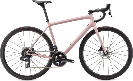 Specialized Aethos Pro - SRAM Force eTap AXS 2021 - Lyserød