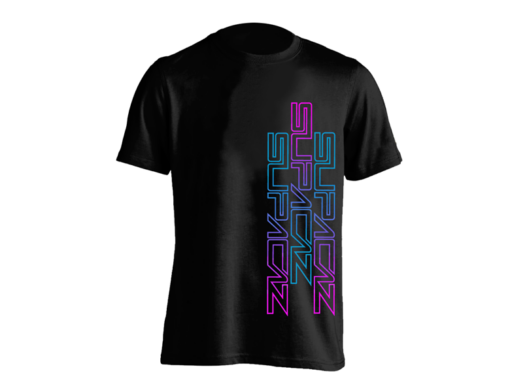 Supacaz STR8 UP T-shirt - Neon Pink & Neon Blå