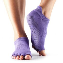 ToeSox Halftoe Lowrise Grip (Lilla - S)